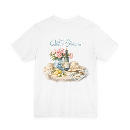 AFTER EASE - T-SHIRT WINE SUMMER